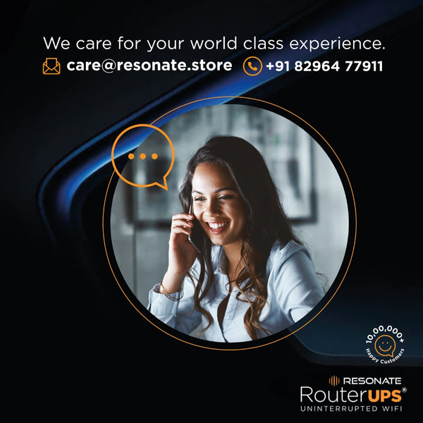 RESONATE RouterUPS, Mini Power Backup for WiFi Router