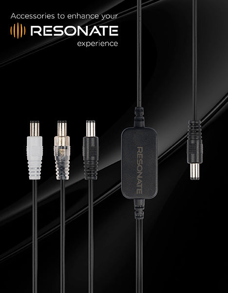 Combo Offer - RESONATE RouterUPS Pro CRU12V3A & MVC Splitter (Multi Voltage Cable) Cable - Combo Offer, Power Backup, Mini UPS for 2 Devices