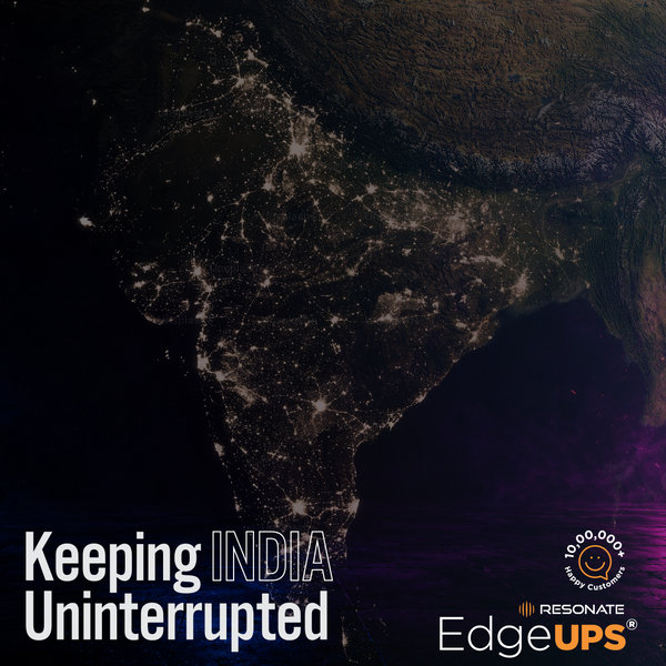 RESONATE EdgeUPS Pro CRU12V5A| Up to 8 Hours Backup | Supports 12V Devices up to 5A | Plug & Play Installation.