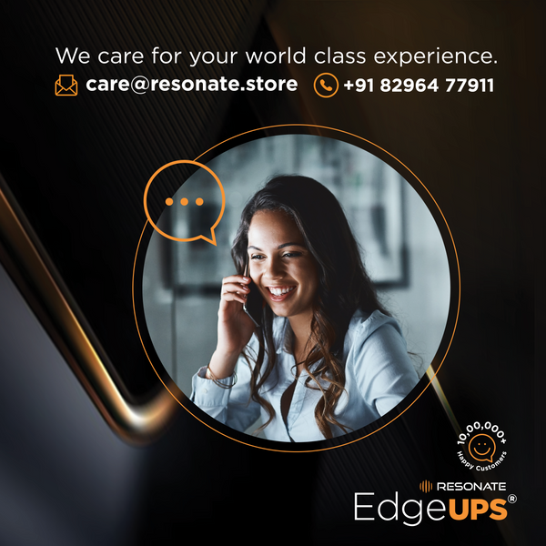 RESONATE EdgeUPS Pro CRU12V5A| Up to 8 Hours Backup | Supports 12V Devices up to 5A | Plug & Play Installation.