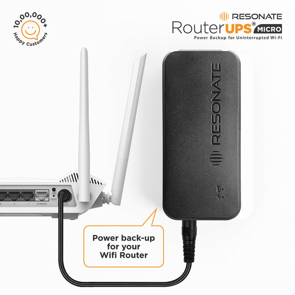 RESONATE RouterUPS Micro - CRU12V2A Power Backup for Router