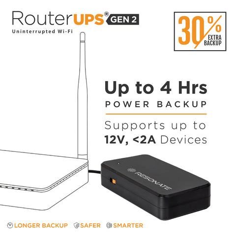 Power Backup for your WiFi Router – Resonate Thinkbig