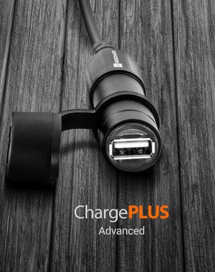 RESONATE ChargePLUS Advanced - All Weather, IPX7 Water Proof, Automotive Grade USB Port to charge Smartphone, GPS, GoPro on motorbike