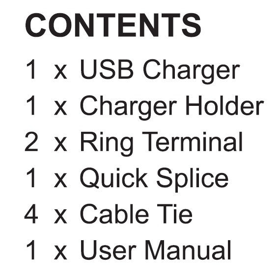 RESONATE ChargePLUS Advanced - All Weather, IPX7 Water Proof, Automotive Grade USB Port to charge Smartphone, GPS, GoPro on motorbike