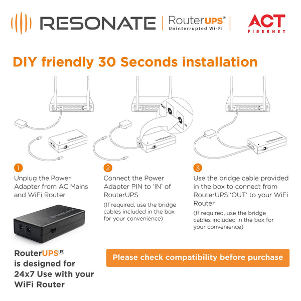 ACT Special Offer on RESONATE RouterUPS®