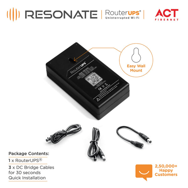 ACT Special Offer on RESONATE RouterUPS®